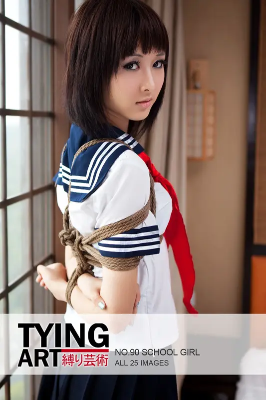 [禁忌摄影]Taboo-love NO.090 TyingArt 縛リ芸術 Shiryl School Girl - 禁忌摄影